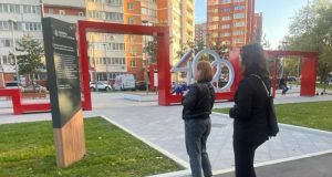 Завершено благоустройство сквера на Октябрьском проспекте в Люберцах