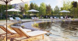 19-метровый пруд появится на территории жилого комплекса в Раменках