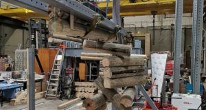 В НИЦ «Строительство» продолжаются комплексные исследования деревянных срубных конструкций