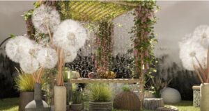 На выставке 100+ TechnoBuild покажут интерьерные облака, оазис будущего и одуванчики в человеческий рост