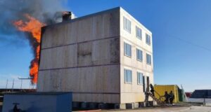 В Оренбурге успешно завершен первый этап огневых испытаний деревянных многоэтажек