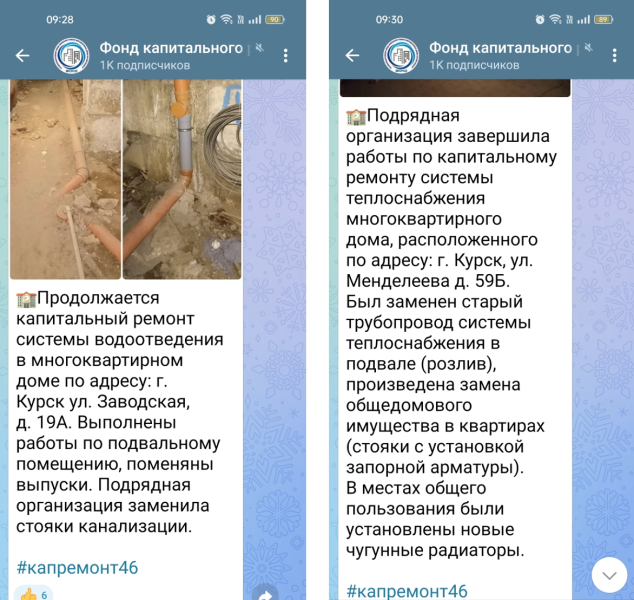 Телеграм-каналы ФКРов – берём в работу!