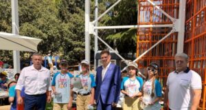 В Артеке отметили День строителя на интерактивной площадке «Я-строитель будущего!»