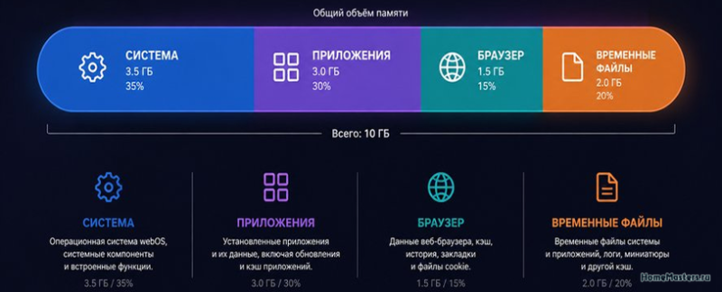 Семь мифов о нехватке памяти на телевизорах LG